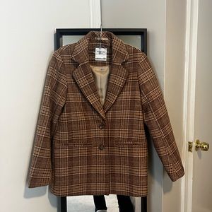 Abercrombie Wool Blazer Coat XXSP